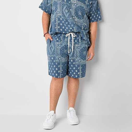 Arizona 8 1/2"& 9 1/2" Mens Big and Tall Pull-On Short