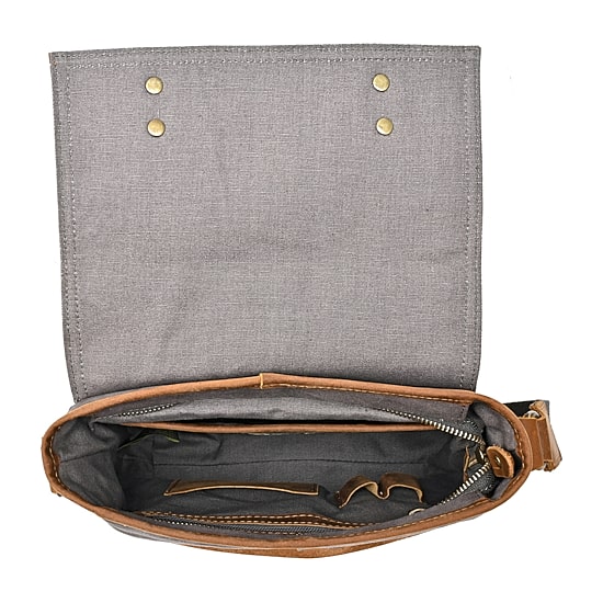TSD Brand Valley Oak Crossbody Bag