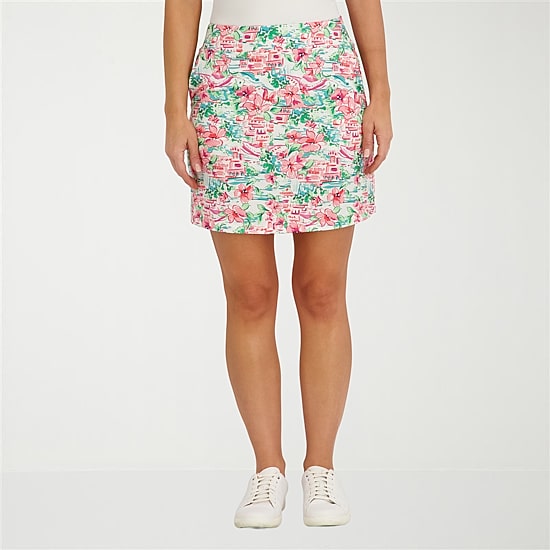 Stella Parker Womens Toile Knit Skirt Swimsuit Cover-Up