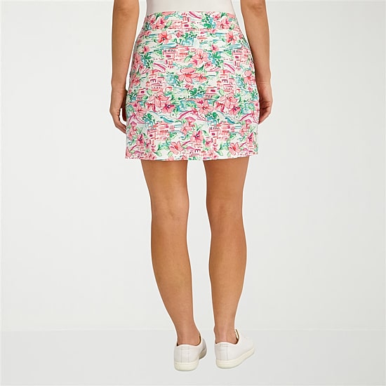 Stella Parker Womens Toile Knit Skirt Swimsuit Cover-Up