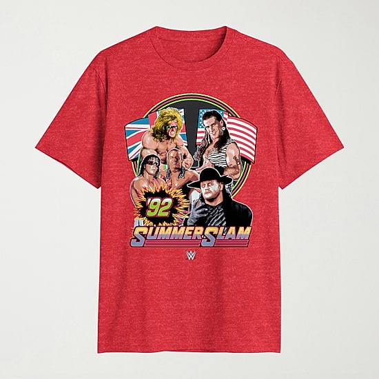Novelty Wwe\N Mens Crew Neck Short Sleeve Regular Fit Graphic T-Shirt