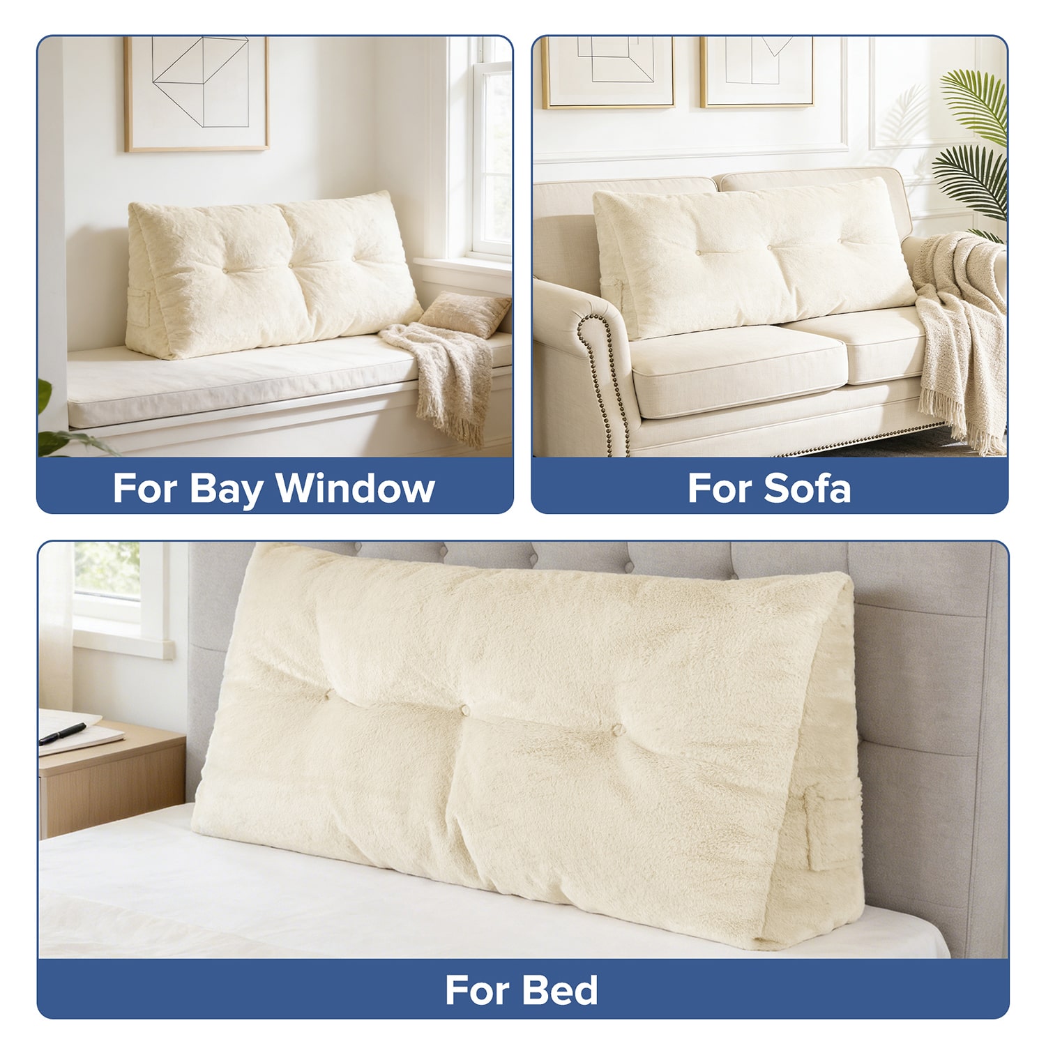 Awesome Home™ Headrest Pillow Bed Rest