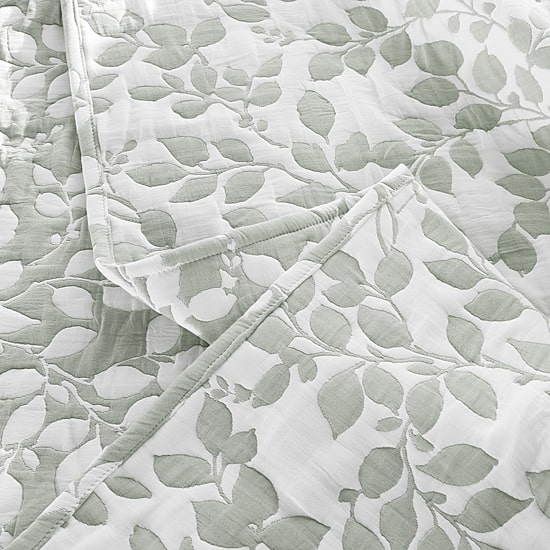 Awesome Home™ Leaves Jacquard 3-pc. Reversible Quilt Set