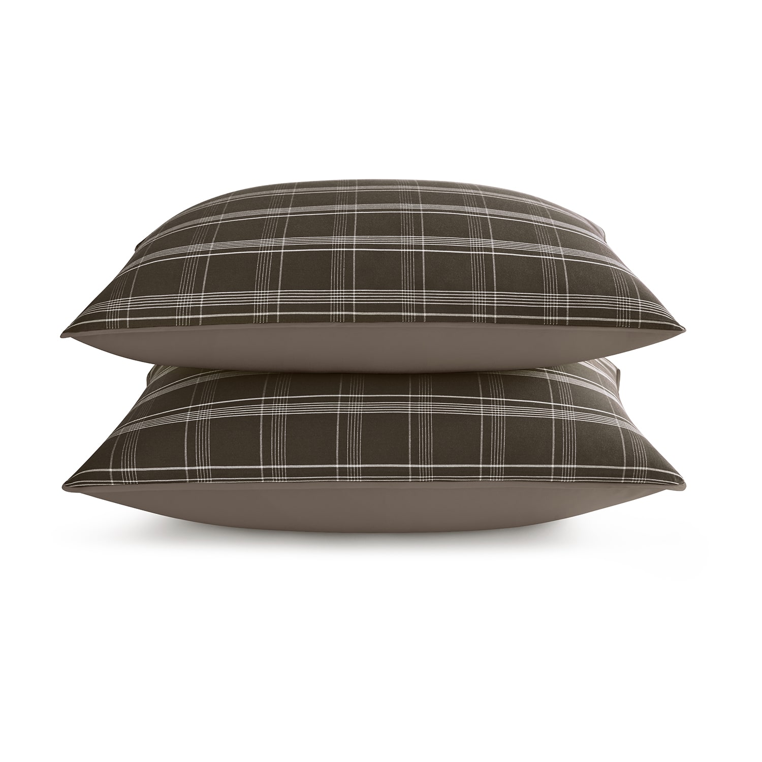 W by Wamsutta Check Plaid 3-pc. Reversible Duvet Cover Set
