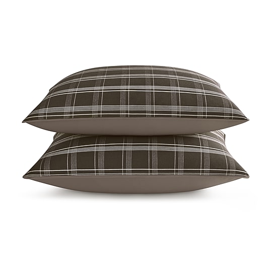 W by Wamsutta Check Plaid 3-pc. Reversible Comforter Set