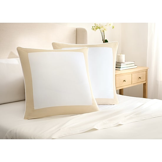 W by Wamsutta 2-pk. Pieced Frame Euro Sham
