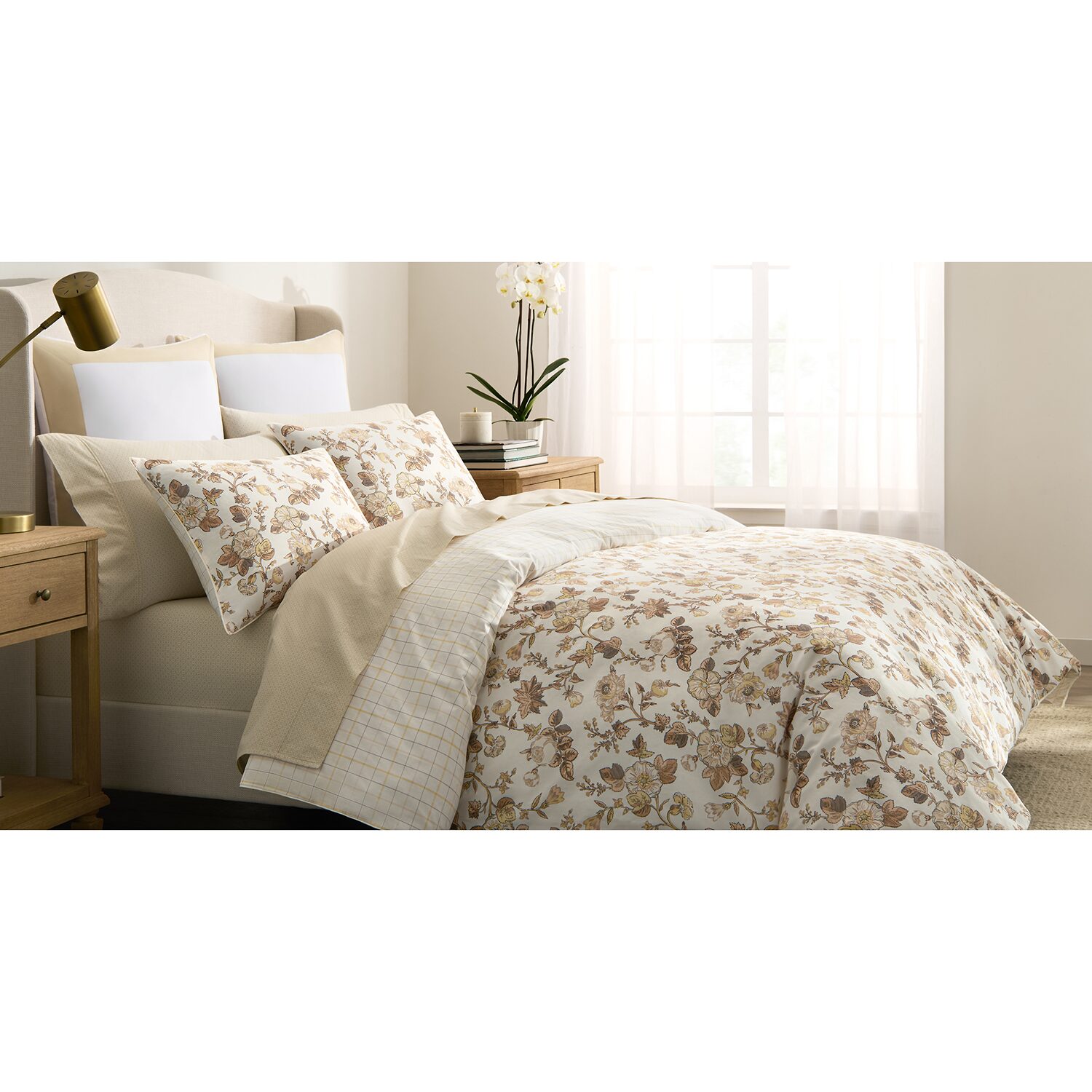 W by Wamsutta Garden Floral 3-pc. Reversible Comforter Set