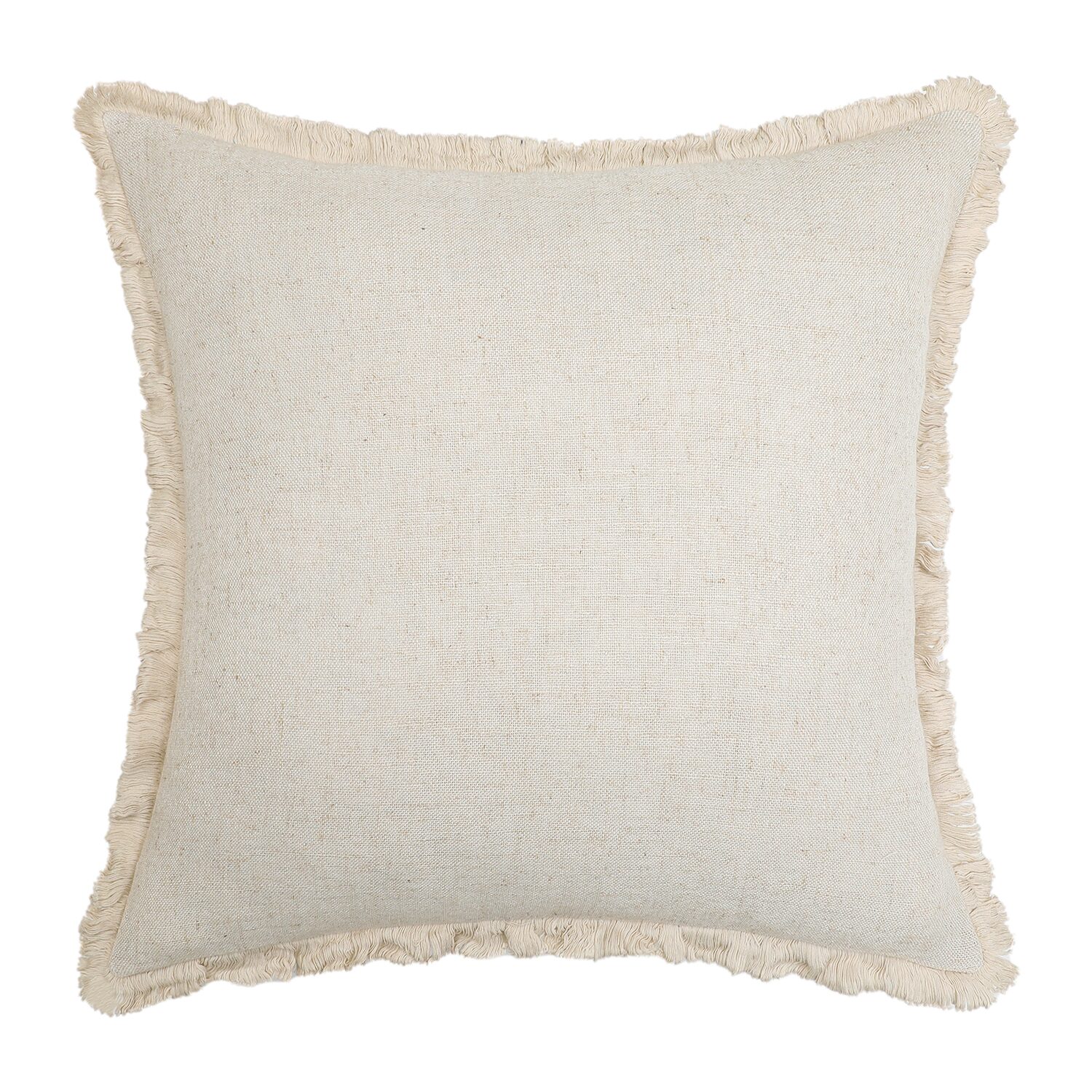Linen Blend 20x20 Square Throw Pillow