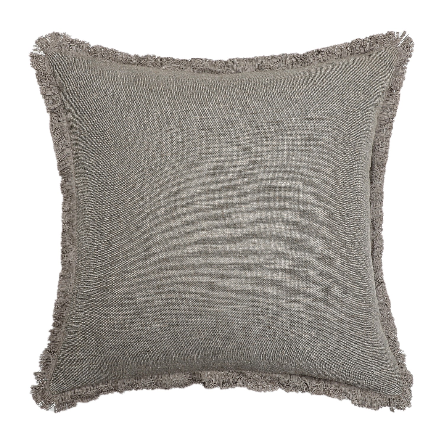 Linen Blend 20x20 Square Throw Pillow