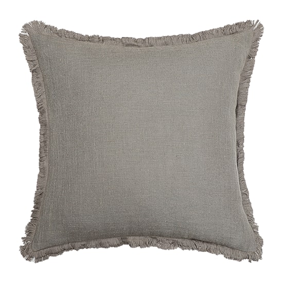 Linen Blend 20x20 Square Throw Pillow