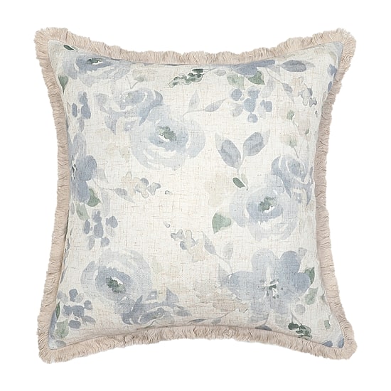 Regal Home Print Linen Poly Blend 20x20 Square Throw Pillow