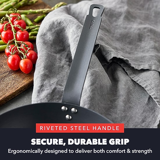 Bobby Flay By Greenpan Carbon Steel 12" Frying Pan