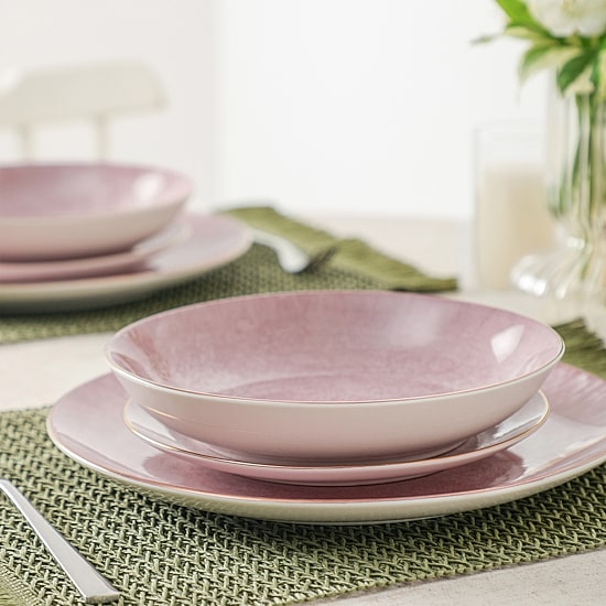 Christian Siriano New York Onyx 24-pc. Porcelain Dinnerware Set