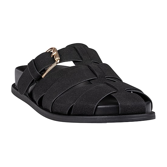 GC Shoes Womens Lovely Buckled Fisherman Flat Sandals