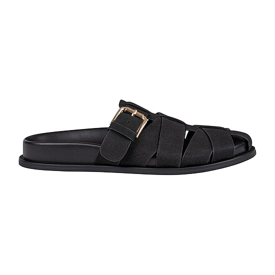 GC Shoes Womens Lovely Buckled Fisherman Flat Sandals