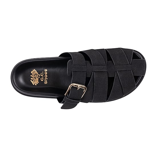 GC Shoes Womens Lovely Buckled Fisherman Flat Sandals