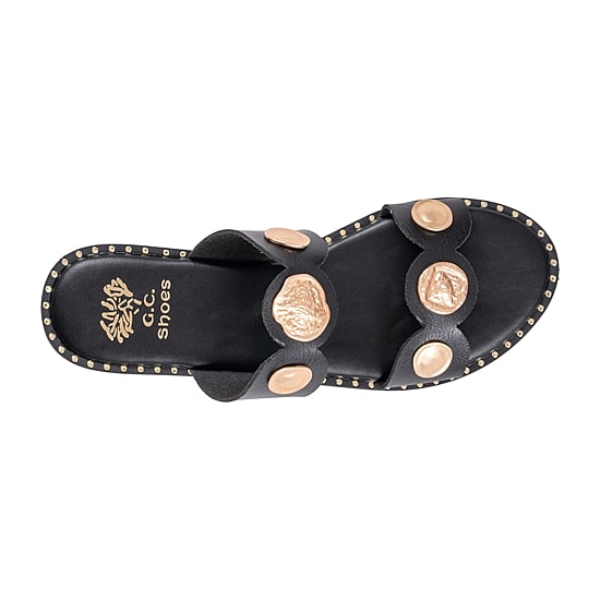 GC Shoes Womens Nolah Multi-Disc Accent Flat Sandals