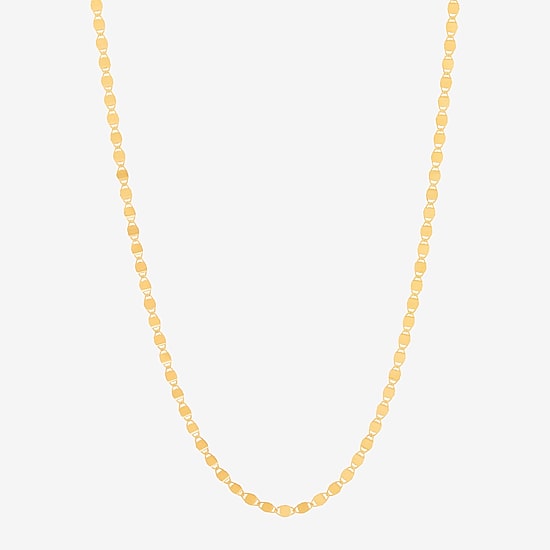 Gold Addiction Womens 10K Gold 18 Inch Chain Necklace
