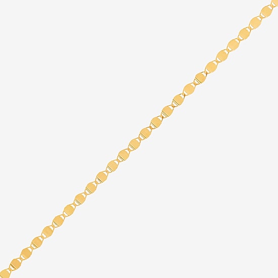 Gold Addiction Womens 10K Gold 18 Inch Chain Necklace