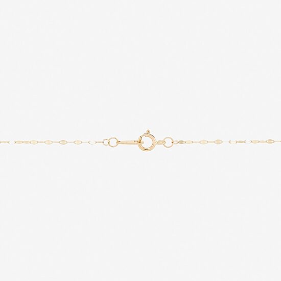 Gold Addiction Lariat Style Womens 14K Gold 18 Inch Y Necklace