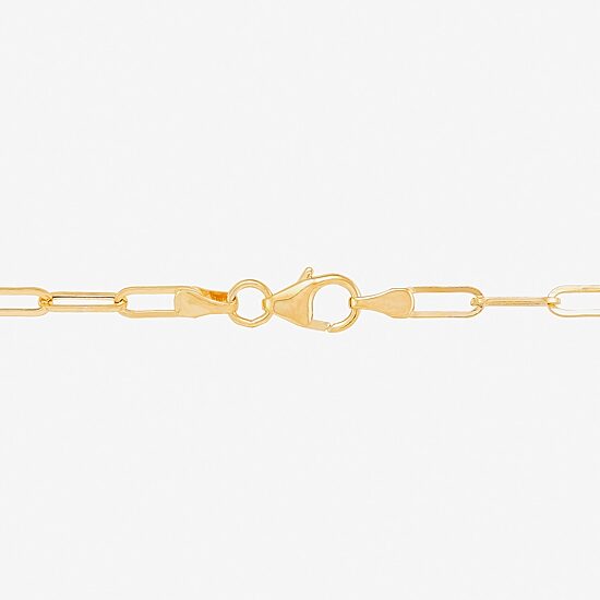 Gold Addiction Lariat Style Womens 10K Gold 18 Inch Y Necklace