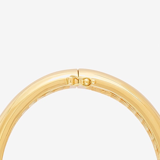Silver Addiction Womens 14K Gold Over Silver Bangle Bracelet