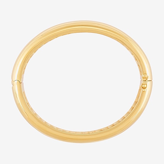 Silver Addiction Womens 14K Gold Over Silver Bangle Bracelet