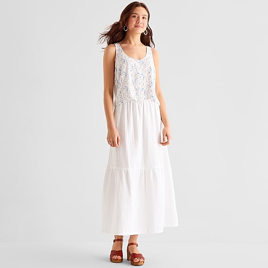 Hurley Womens Juniors Mid Rise Maxi Skirt