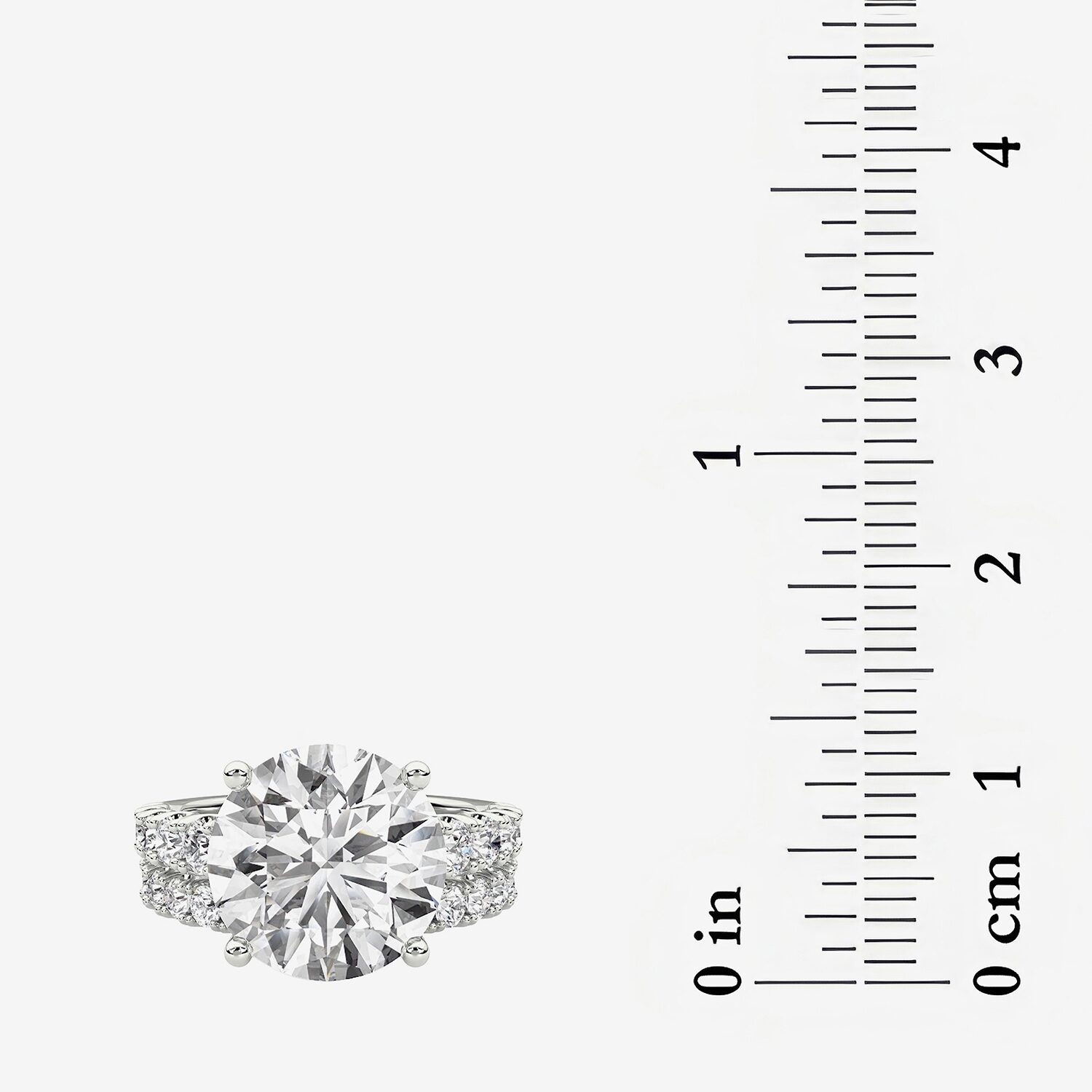 Grown Gorgeous (F / Vs2) Womens / Ct. T.W. Lab White Diamond 14K Gold Round Side Stone Bridal Set