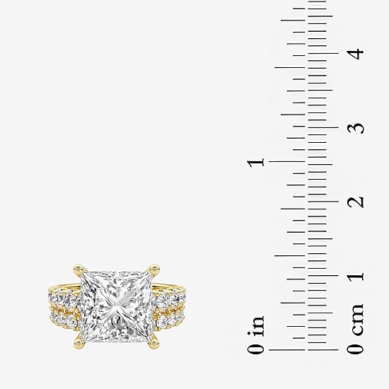 Grown Gorgeous (F / Vs2) Womens 7 1/5 Ct. T.W. Lab Grown White Diamond 14K Gold Side Stone Bridal Set
