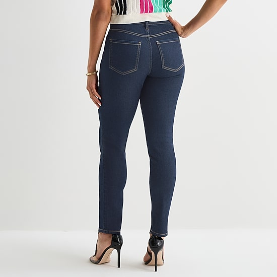 Bold Elements Womens High Rise Slim Leg Jean