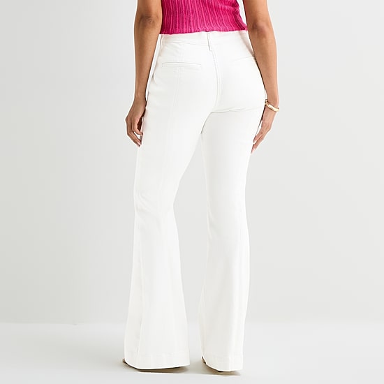 Bold Elements Womens High Rise Flare Leg Jean