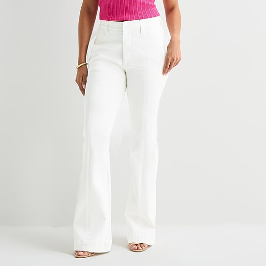 Bold Elements Womens High Rise Flare Leg Jean