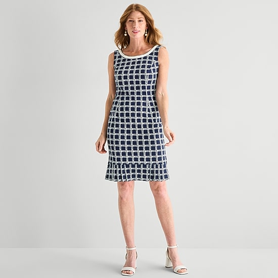 Maya Brooke Womens Jacket Dress