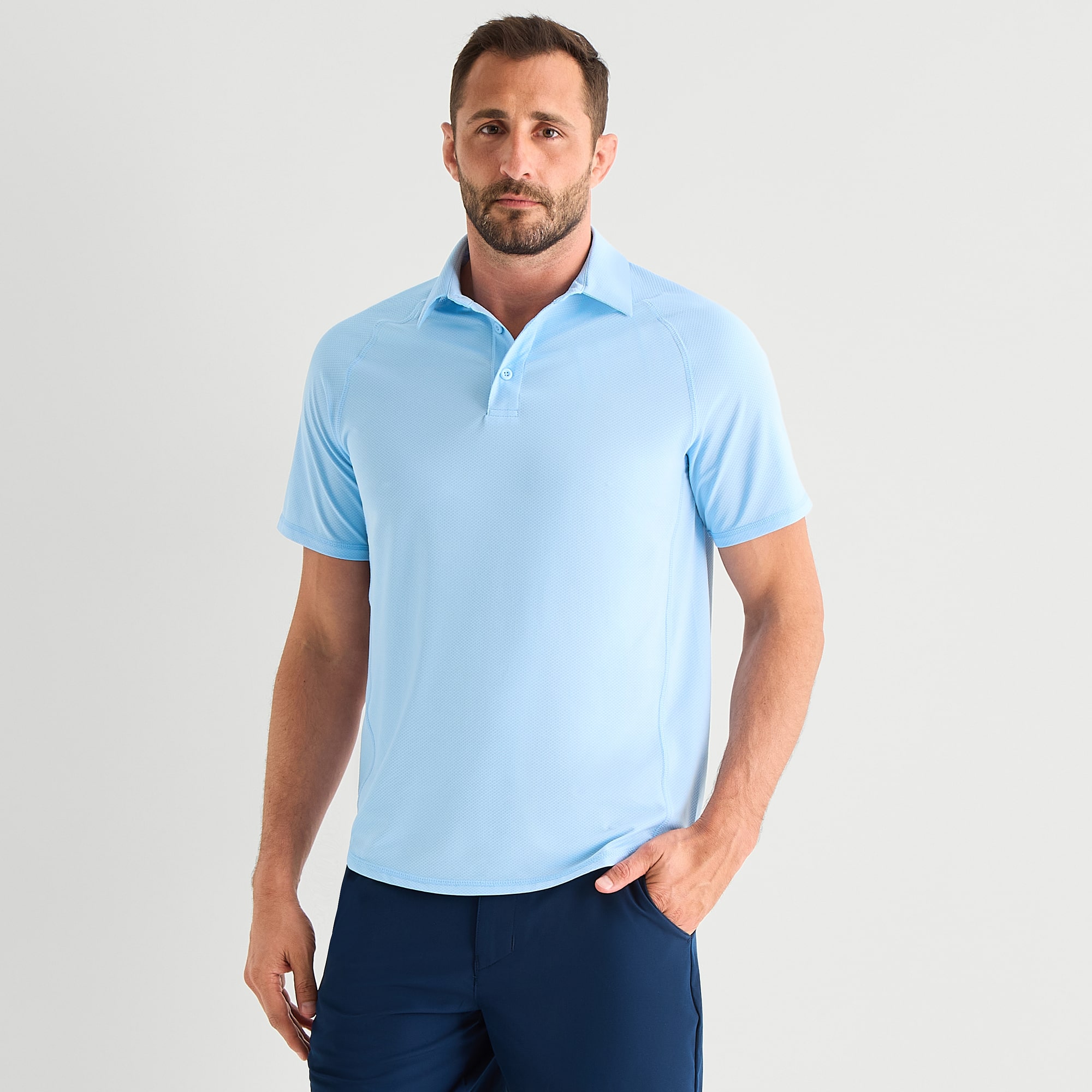 Xersion Mens Short Sleeve Polo Shirt