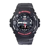 Casio G-Shock Mens Black Strap Watch Gas100-1a - JCPenney