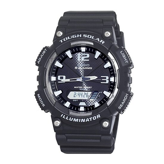 Casio Mens Black Strap Watch Aq-S810w-1avcf