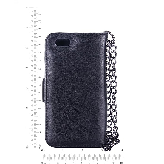 Genuine Leather Phone Case and Wallet Combination with Chain for ﻿iPhone 6S