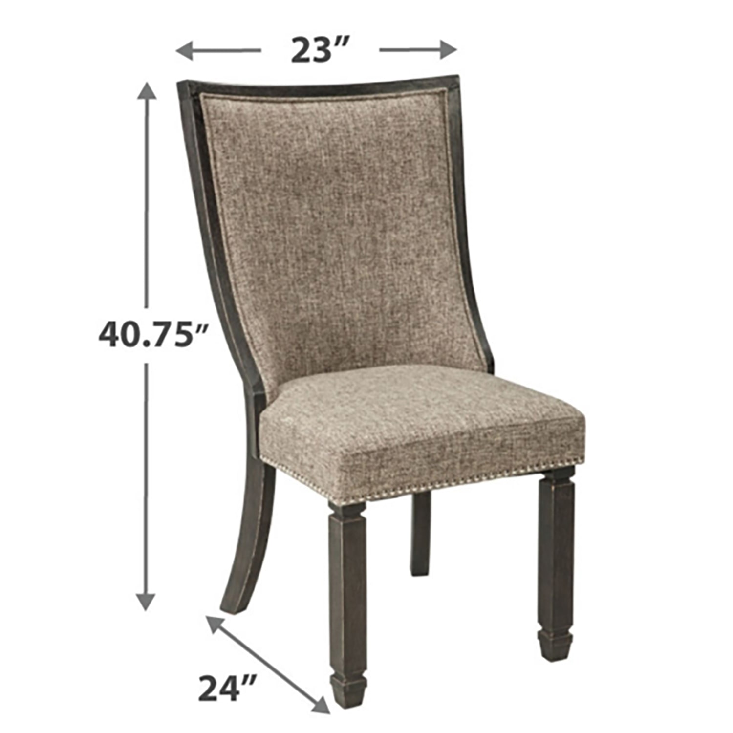 Signature Design by Ashley® Set of 2 Hilton Upholstered Dining Side Chairs