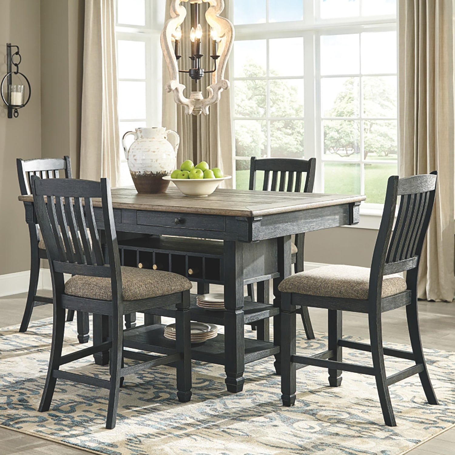 Signature Design by Ashley® Hilton Set of 2 Counter Height Stools