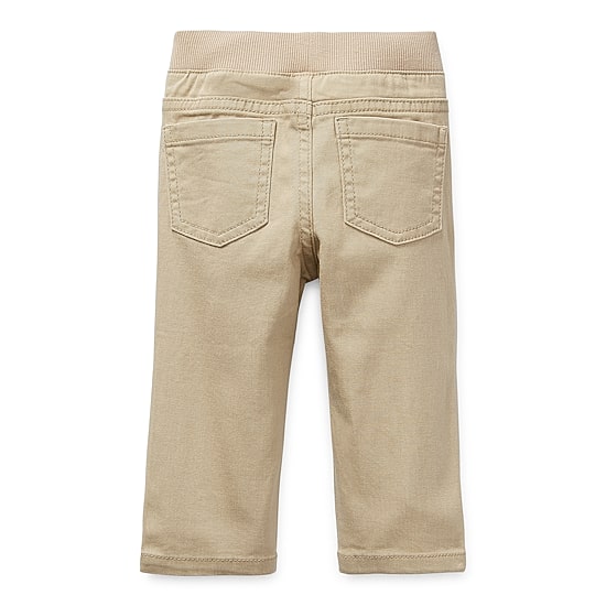 Okie Dokie Baby Boys Straight Original Fit Pull-On Pant