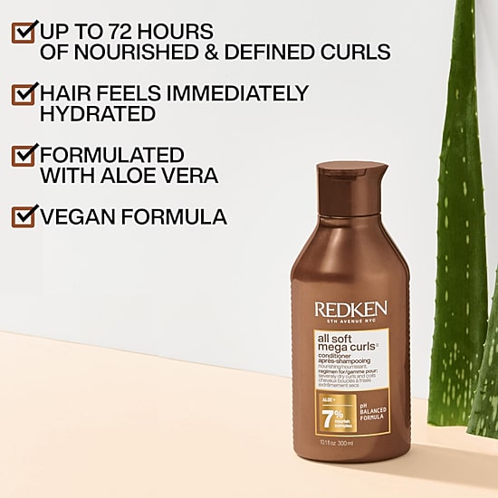 Redken All Soft Mega Curls Conditioner - 10.1 oz.