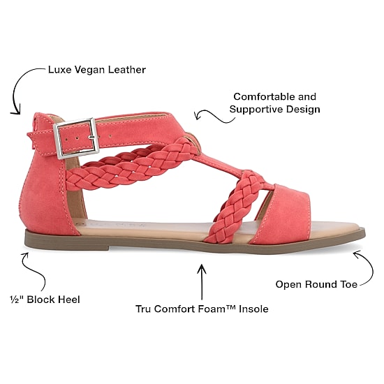 Journee Collection Womens Florence Flat Sandals