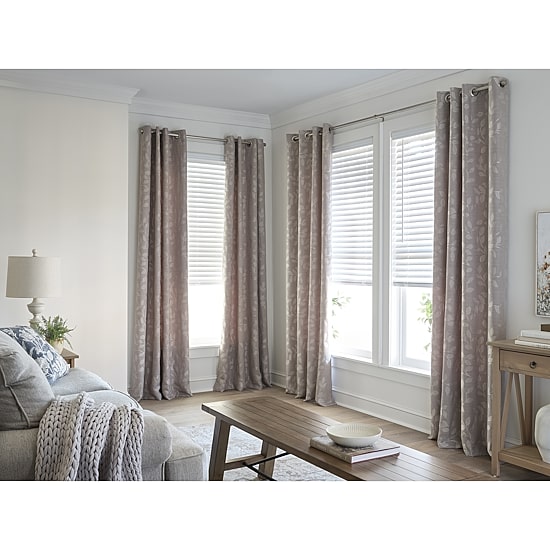 Linden Street Gwen Leaf Grommet Top Light-Filtering Single Curtain Panel