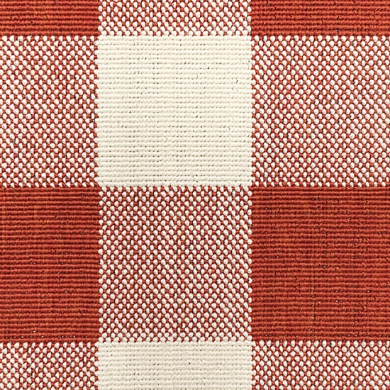 Covington Home Martinique Gingham Plaid Indoor Outdoor Rectangular Area Rug