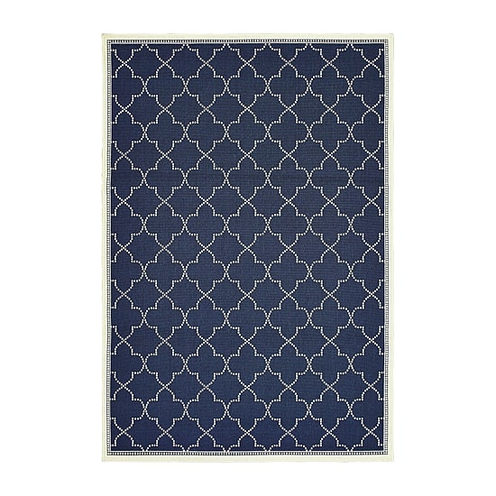 Covington Home Martinique Scallop Trellis Indoor Outdoor Rectangular Accent Rug