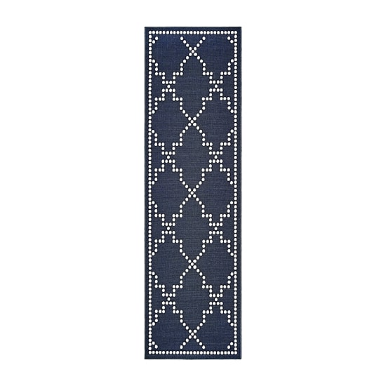 Covington Home Martinique Trellis 2'3"X7'6" Indoor Outdoor Rectangular Runner