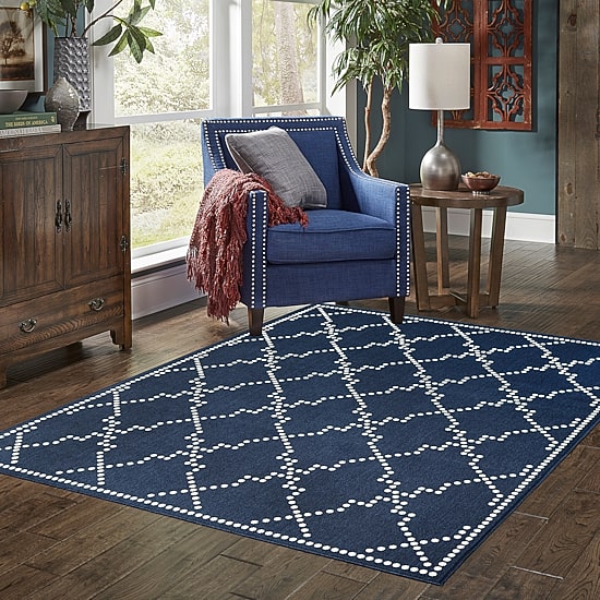Covington Home Martinique Trellis Indoor Outdoor Rectangular Accent Rug