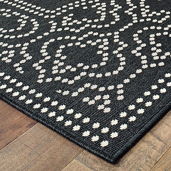 Covington Home Martinique Bordered Indoor Outdoor Rectangular Area Rug