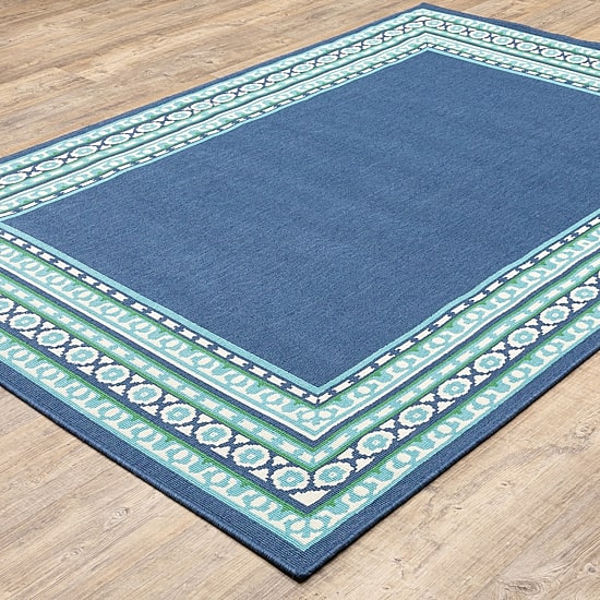 Covington Home Marquesas Border Indoor Outdoor Rectangular Accent Rug